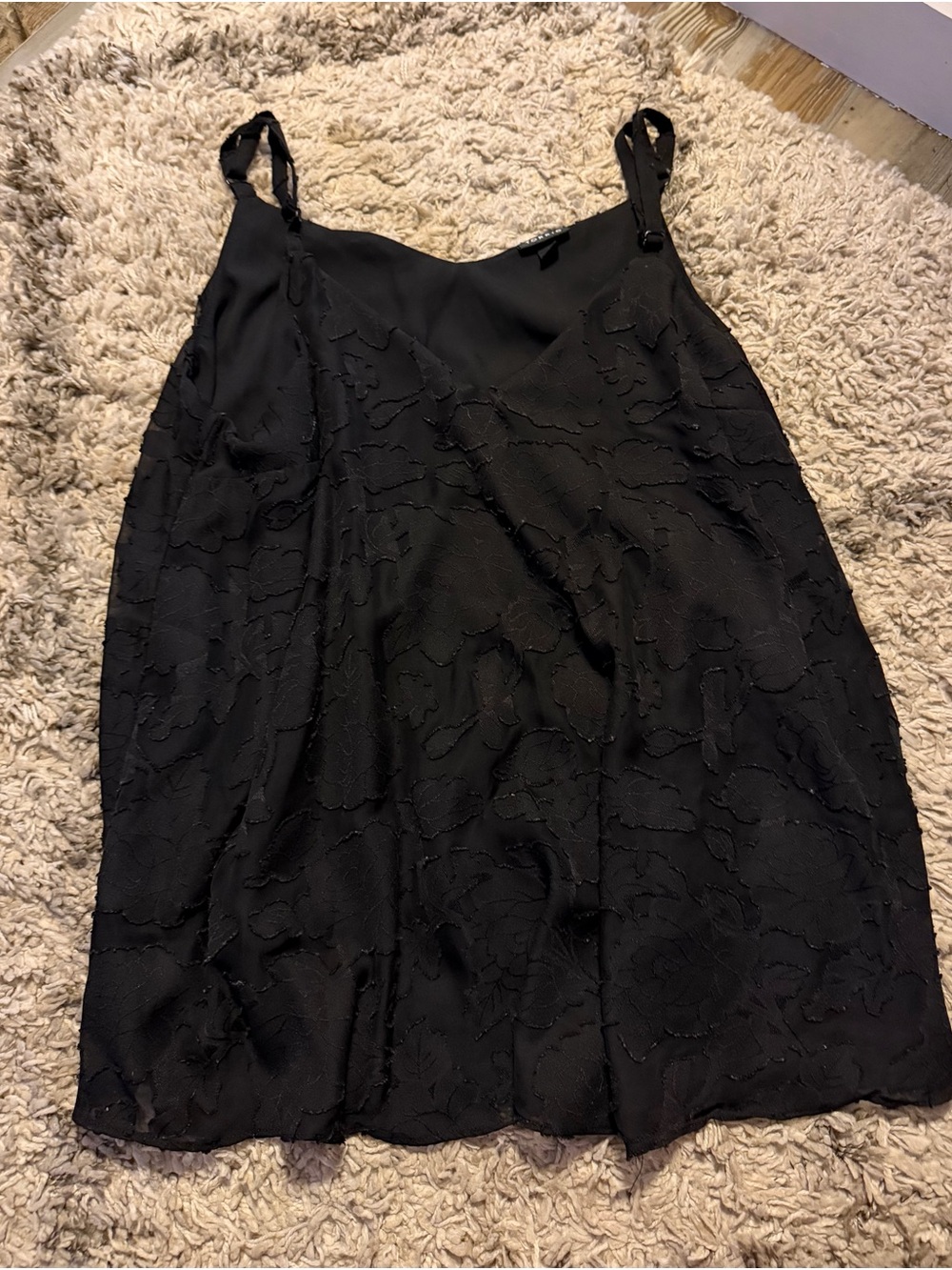 torrid Black Lace Trim Slip Dress